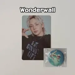 TREASURE WONDERWALL 缶バッジ トレカ ヒョンソク