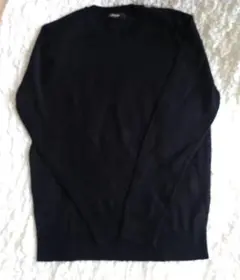 【美品】 コムサメン ハイゲージドレス ニットクループルオーバー セーター