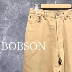 『BOBSON』パンツ デニム カラージーンズ シンプル 無地 ベージュのサムネイル