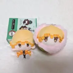 鬼滅の刃　プラッシュマスコット　桜餅マスコット　善逸