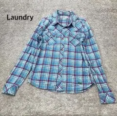 【Laundry】ランドリー ネルシャツ チェックのサムネイル