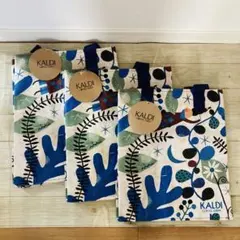 新品【KALDI】カルディ　新デザイン オトノハ　エコバッグ　3個セット