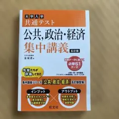 大学入学共通テスト公共,政治・経済集中講義