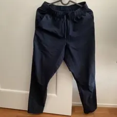 無印良品　ポリエステル100%パンツ　ネイビー