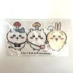 치이카와 ゆるカットビッグステッカー きのこたち