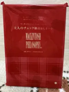 LEE 1•2月合併号 付録 大人のチェック柄BIGトート
