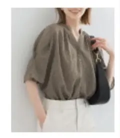 URBAN RESEARCH ROSSO ウォッシャブルブラウス