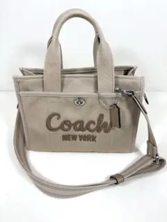 Coach カーゴトート　ベージュ　CP164