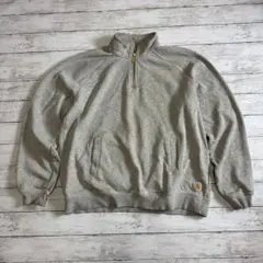 Carhartt カーハート 1/4ジップ スウェット XL グレー　メンズ古着