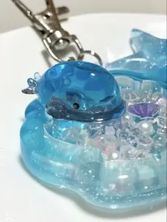 訳あり　オイル無　シェル　クジラ　くじら　シャカシャカ　シェイカーキーホルダーのサムネイル