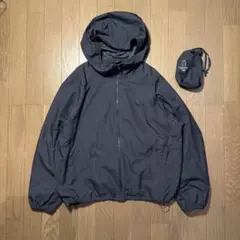 《00‘s UNIQLO》ブロックチェック ナイロンジャケット　撥水 UVカット