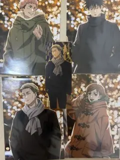 呪術廻戦　ブロマイド　イルミネーションver. 虎杖悠仁、伏黒恵、釘崎、七海建人