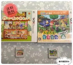 【動作確認済】とびだせどうぶつの森 amiibo+ ハッピーホーム 3DS 2本
