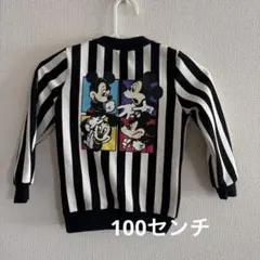 ミッキーマウス ストライプジャケット 100cm