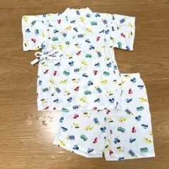 甚平 はたらく車 柄100サイズ