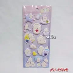 つぶらな瞳の仲間達　ぷくぷくシール　なまがき