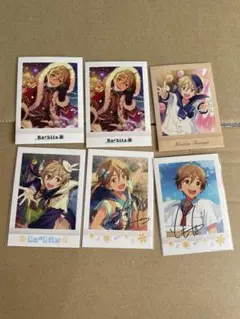 あんスタ 真白友也 Ra*bitsフィーチャー缶バッジ idol 22点セット 新品☆あんスタ☆Ra*bits【真白友也】悪のイメージ☆応援☆缶