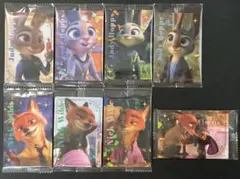 ズートピア メタリックカード 8枚セット ジュディ ニック