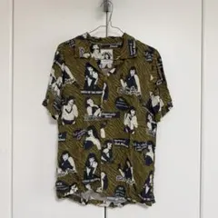 HYSTERIC GLAMOUR BETTIE PAGE カーキ 半袖シャツのサムネイル