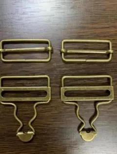 オーバーオール金具 サロペット吊りカン 40mm(内径38mm) ブロンズ