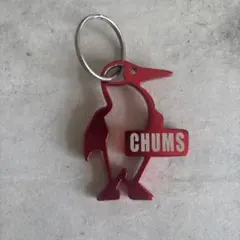 CHUMS ブービーバード　キーホルダー レッド　栓抜きのサムネイル