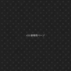 456 様専用ページ