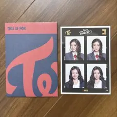 TWICE THIS IS FOR ポップアップ　証明写真ステッカー ジヒョ