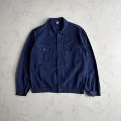 60s 70s ユーロ フランス サイクリストジャケット ワーク ボロ 短丈 