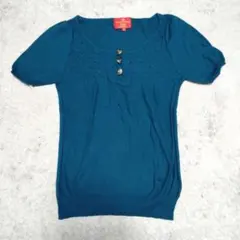 Vivienne Westwood Red Label 半袖ニット 2 パープル - メルカリ
