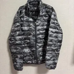 迷彩 ライトダウンジャケット メンズ