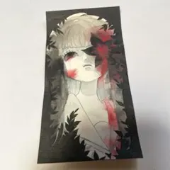 手描きイラスト オリジナル 原画 女の子 ドローイング