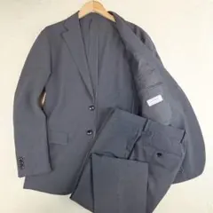 美品✨LES MUES AOKI　洗えるビジネススーツ　ストレッチ　春夏　A5