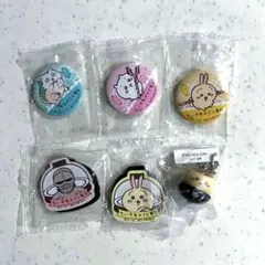 くら寿司　ちいかわ　6個セット　缶バッチ　マグネット