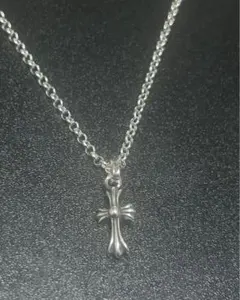 クロムハーツChromeHearts タイニークロスネックレス シルバー925