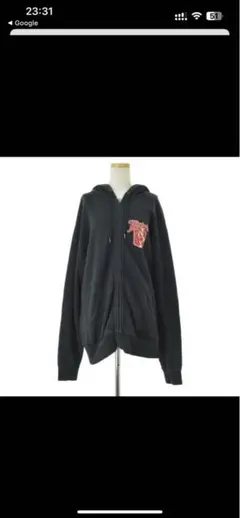 【レア品】Hysteric Glamour ジップアップパーカー ブラック
