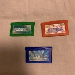 ポケットモンスター ルビー　サファイア　エメラルド 3本セット