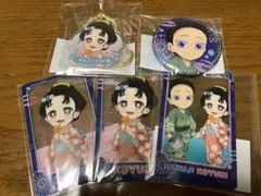 鬼滅の刃 狛治と恋雪 花火大会 缶バッジ アクリルカード アクリルチャーム ③