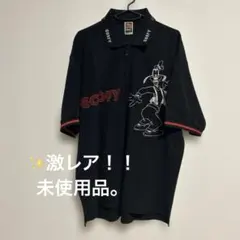 90s Disney グーフィー　ハーフジップ　ポロシャツLサイズ　ヴィンテージのサムネイル