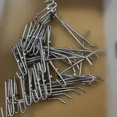 ディスプレイフック 約10cm 22本　磨き済み！ネットフック　店舗陳列　什器