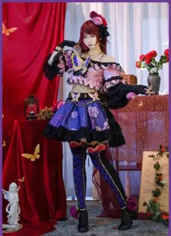 ローズボンボンコーデ　4枚セット アイカツ！ ローズボンボンコーデ 排出版 4枚セット 紫吹蘭