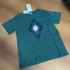 devirock 幾何学模様 Tシャツ 120cm 緑　グリーンのサムネイル