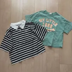 ブランド 半袖Tシャツ2点セット120