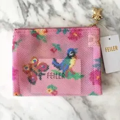 再入荷！新品【FEILER】メッシュポーチ ピンクのサムネイル