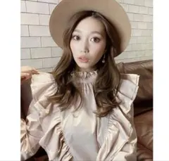 エイミーイストワール ボリュームフリルギャザーブラウス