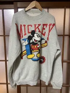 レア！ダンシング青パンミッキー 霜降りグレー ビッグサイズ