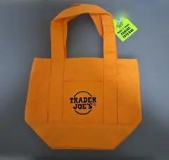 TRADER JOE'S オレンジ トートバッグ