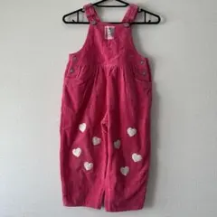 メゾピアノ mezzopiano コーデュロイ オーバーオール