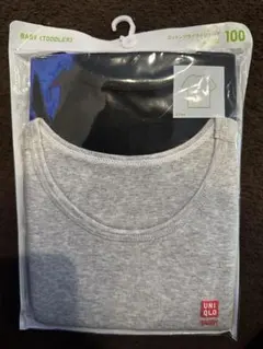 UNIQLO コットンフライスインナーT 100サイズ 半袖2枚セット