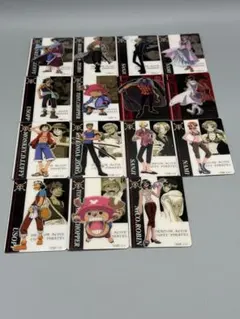 ONE PIECE ワンピースグミカード アラバスタ編・空島編 ナミ等 計15枚