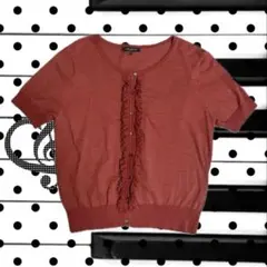 LAURA ASHLEY カーディガン 平成 フリル 半袖 フェミニン レトロ